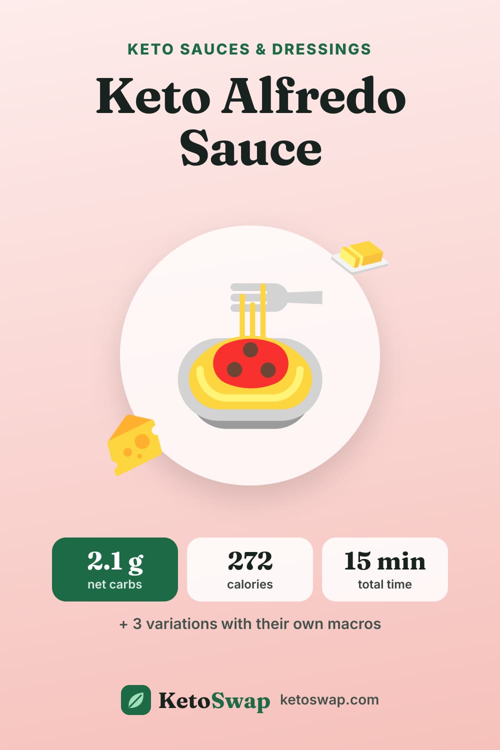 Keto Alfredo Sauce — pin image
