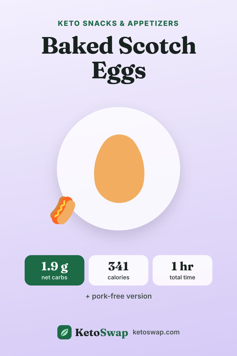 Baked Scotch Eggs — pin image