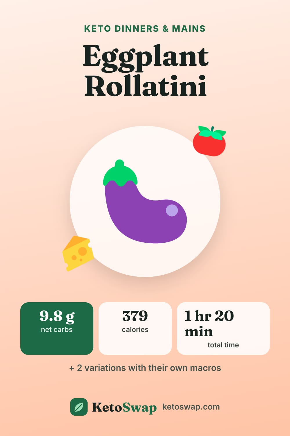 Eggplant Rollatini — pin image