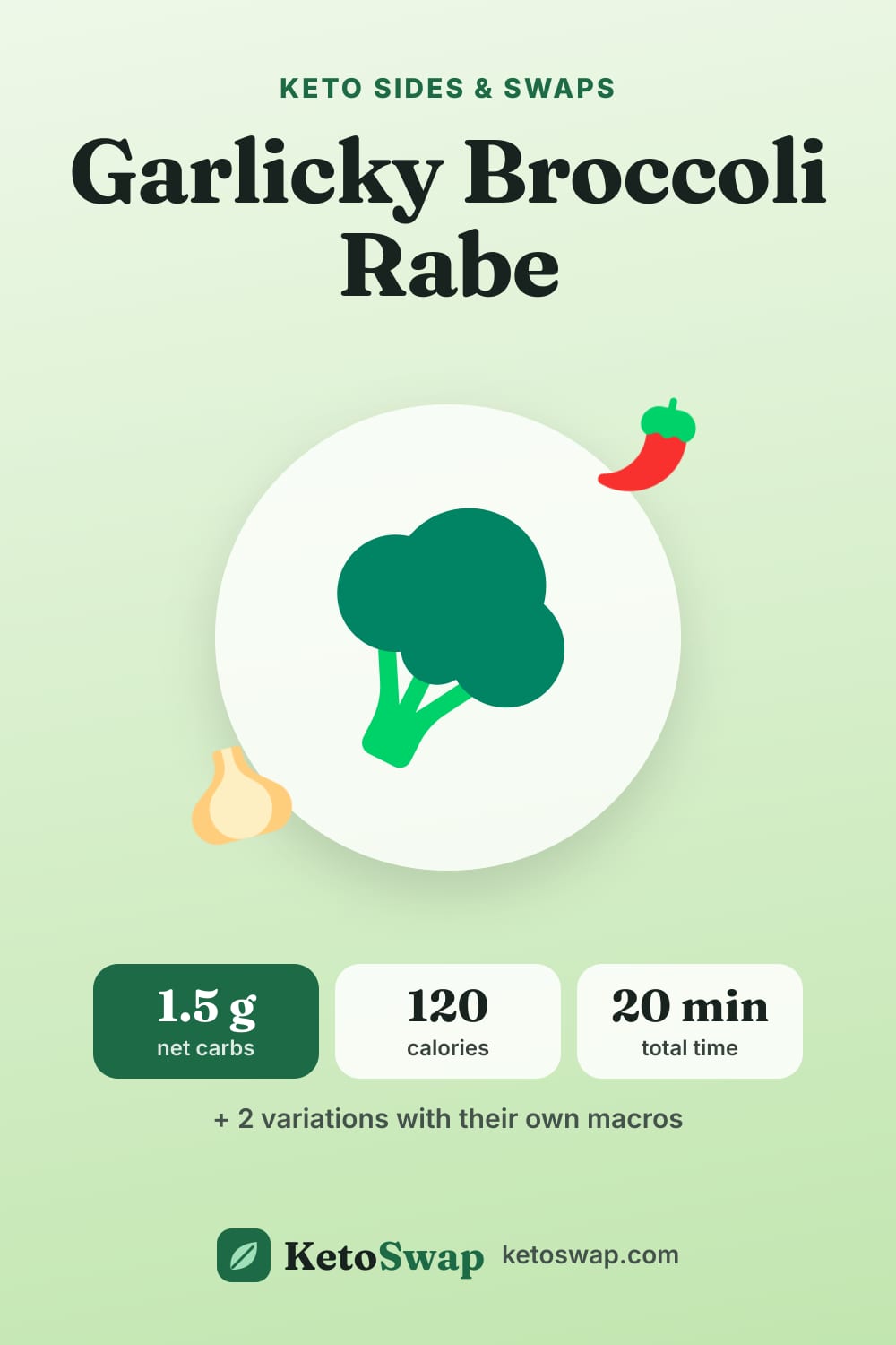 Garlicky Broccoli Rabe — pin image