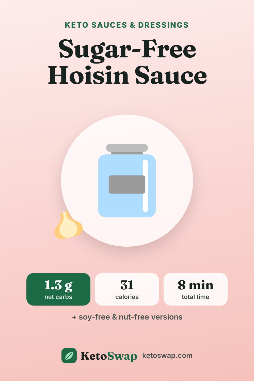Sugar-Free Hoisin Sauce — pin image