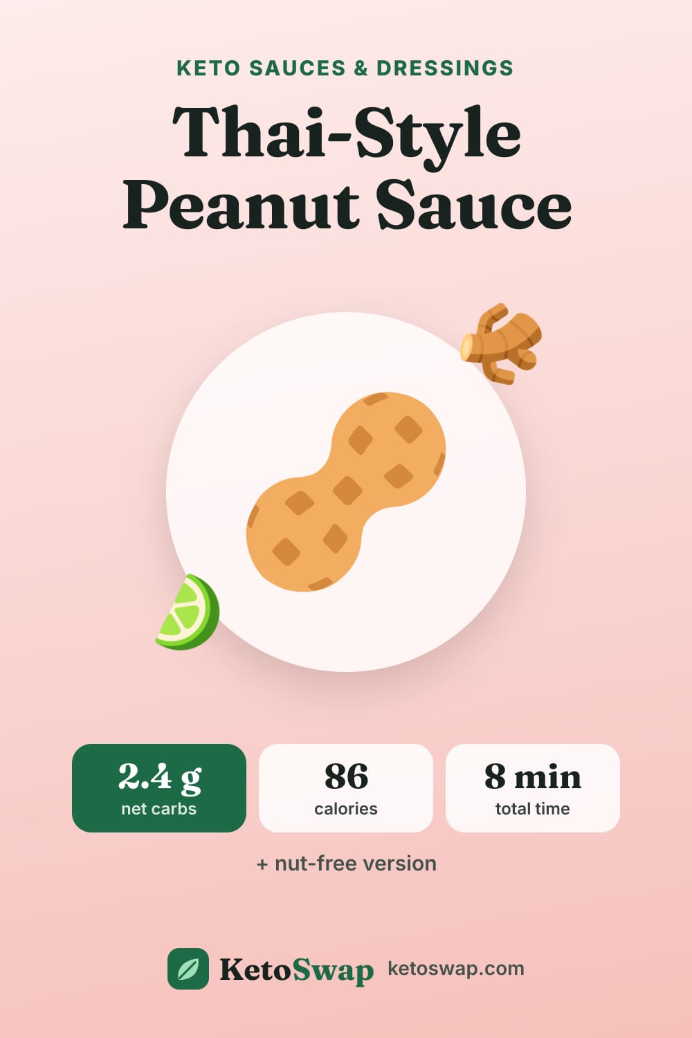 Thai-Style Peanut Sauce — pin image