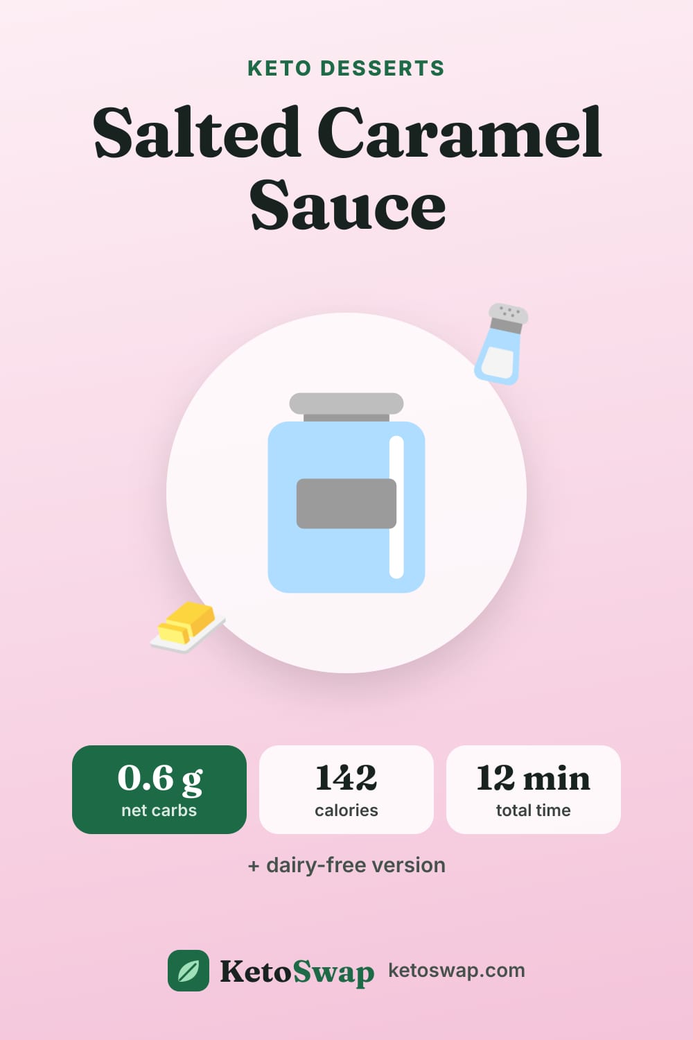 Salted Caramel Sauce — pin image