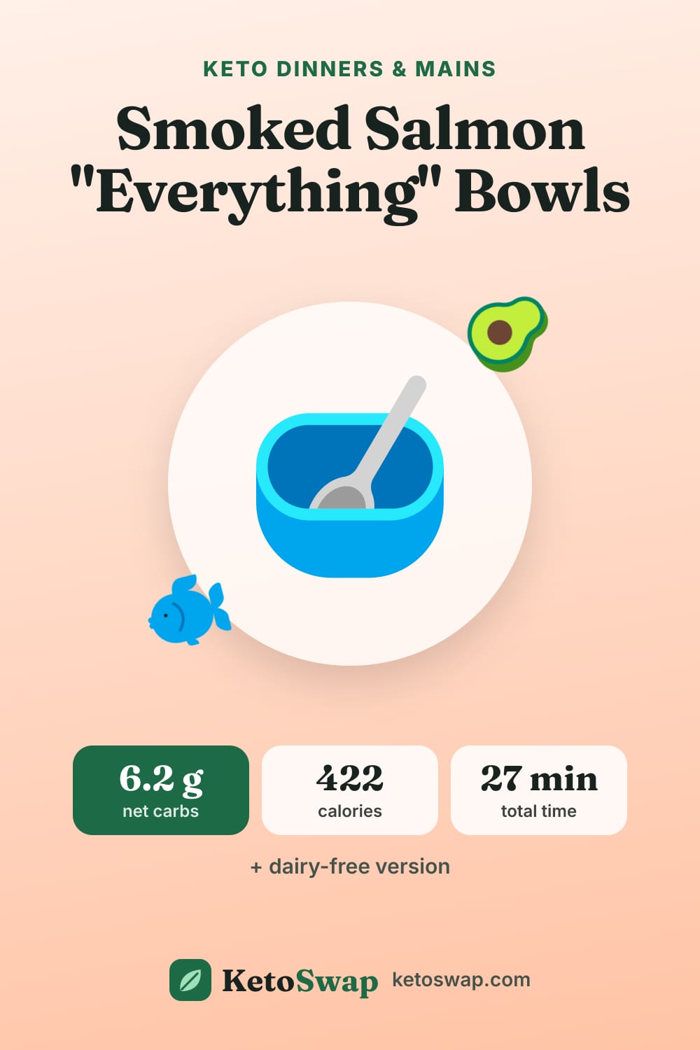 Smoked Salmon "Everything" Bowls — pin image
