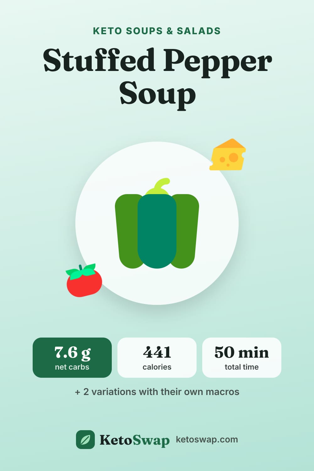 Stuffed Pepper Soup — pin image