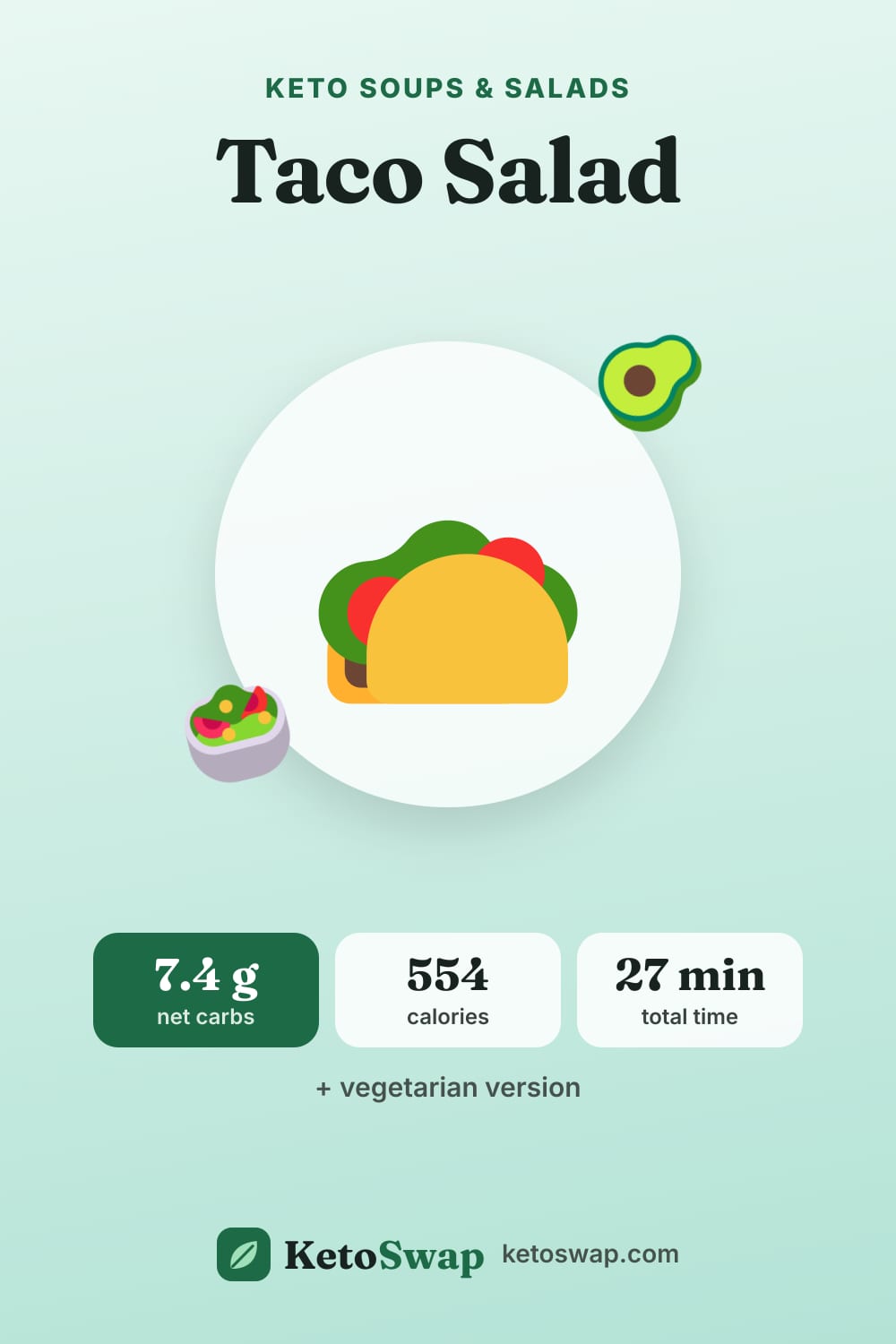 Taco Salad — pin image