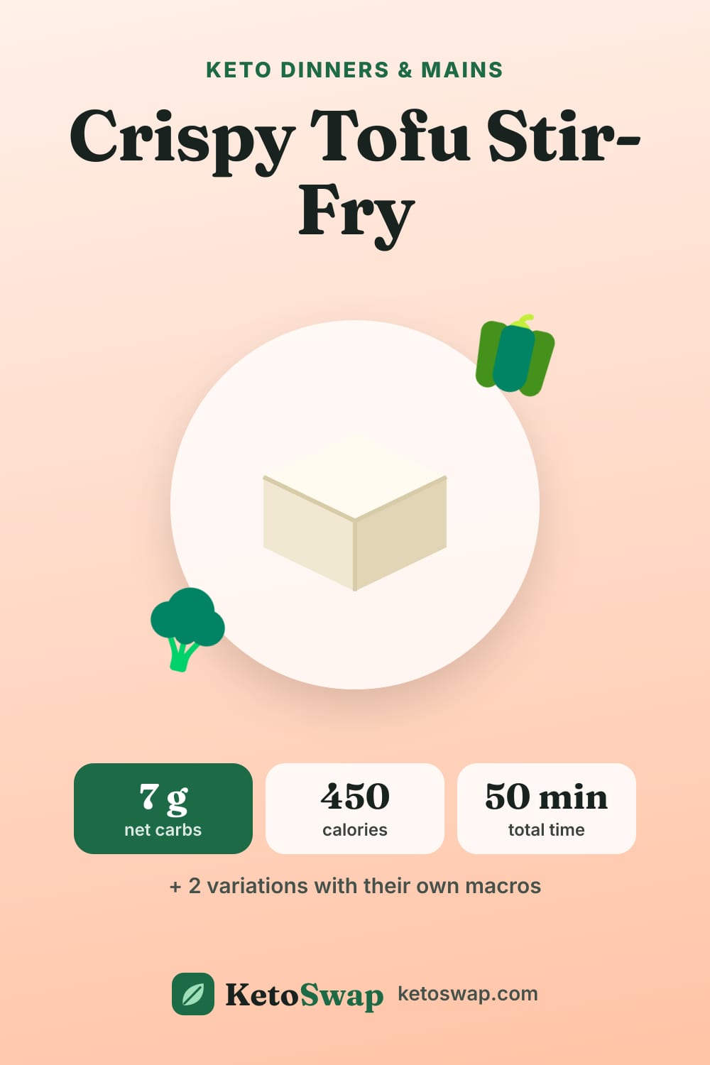 Crispy Tofu Stir-Fry — pin image